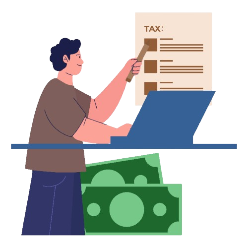 Online Tax Payment Illustration removebg preview