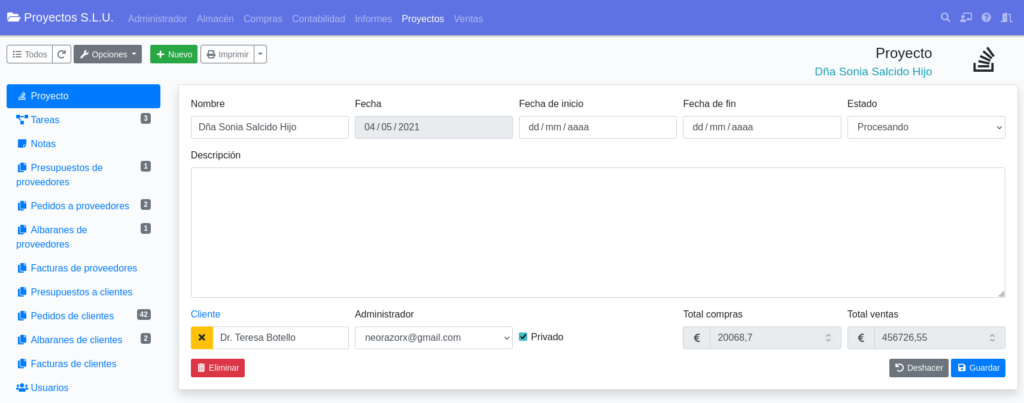 proyectos